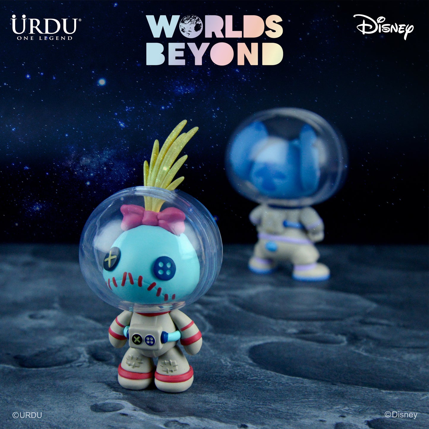 DISNEY WORLDS BEYOND BLIND BOX SERIES 2 - STITCH AND SCRUMP