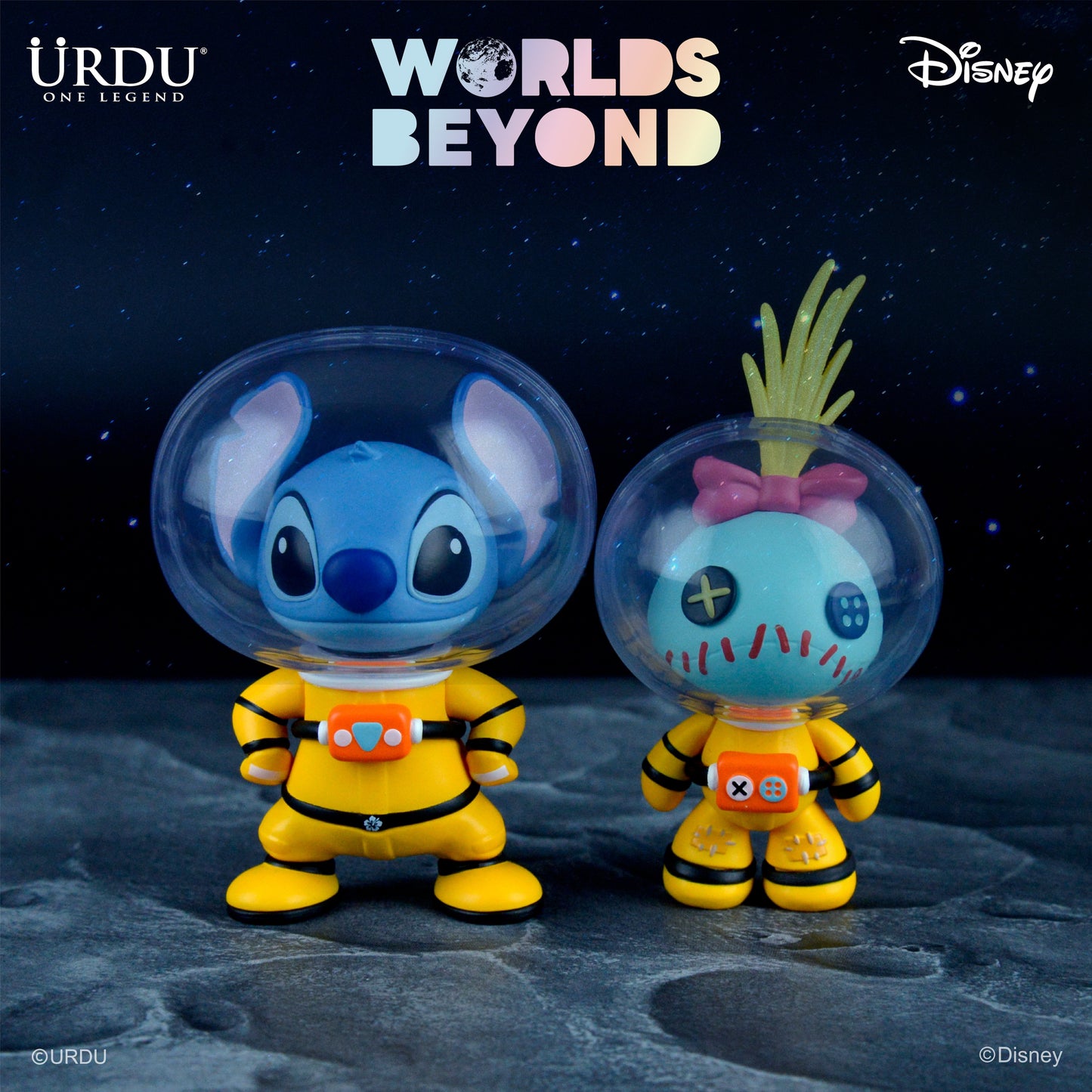 DISNEY WORLDS BEYOND BLIND BOX SERIES 2 - STITCH AND SCRUMP