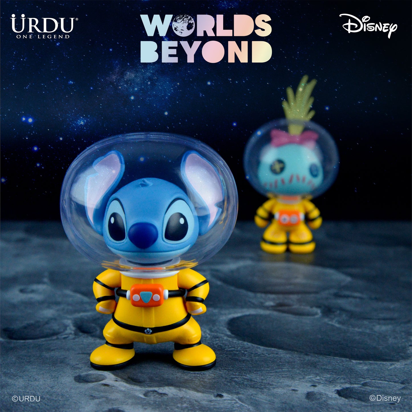 DISNEY WORLDS BEYOND BLIND BOX SERIES 2 - STITCH AND SCRUMP