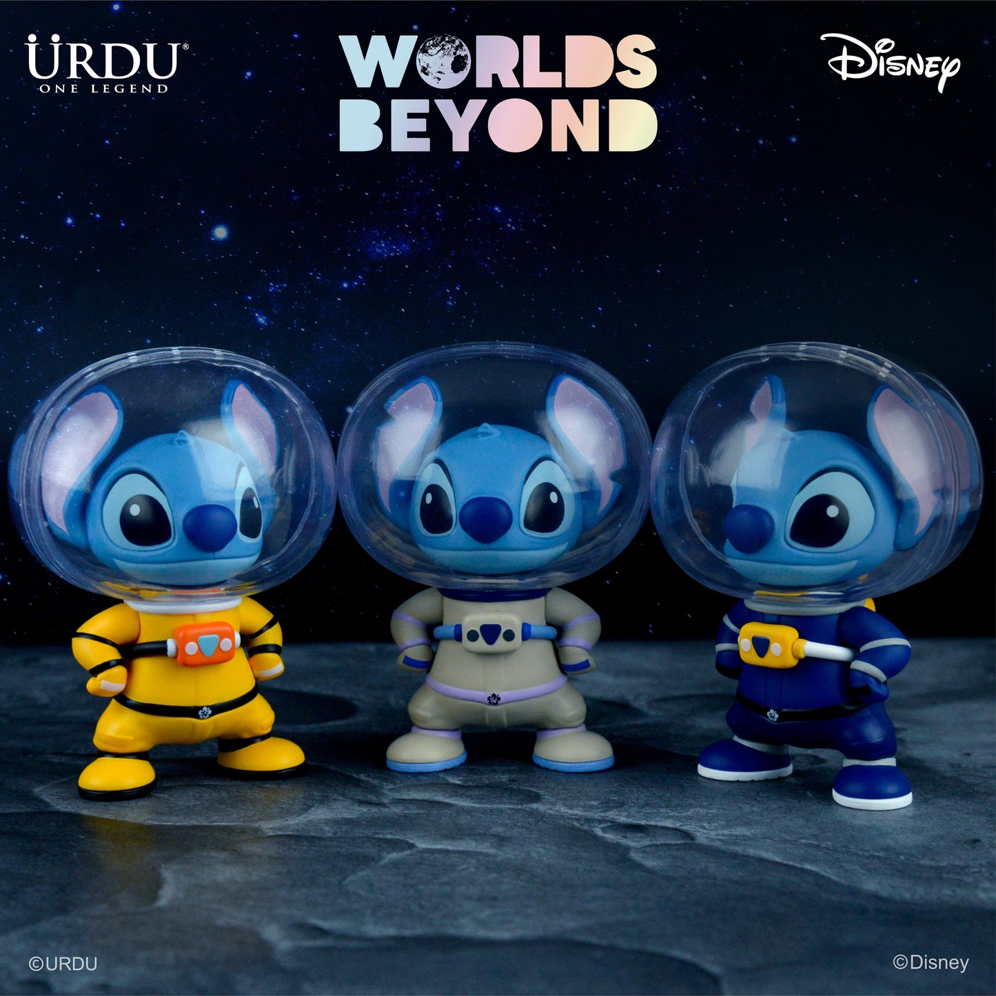 DISNEY WORLDS BEYOND BLIND BOX SERIES 2 - STITCH AND SCRUMP