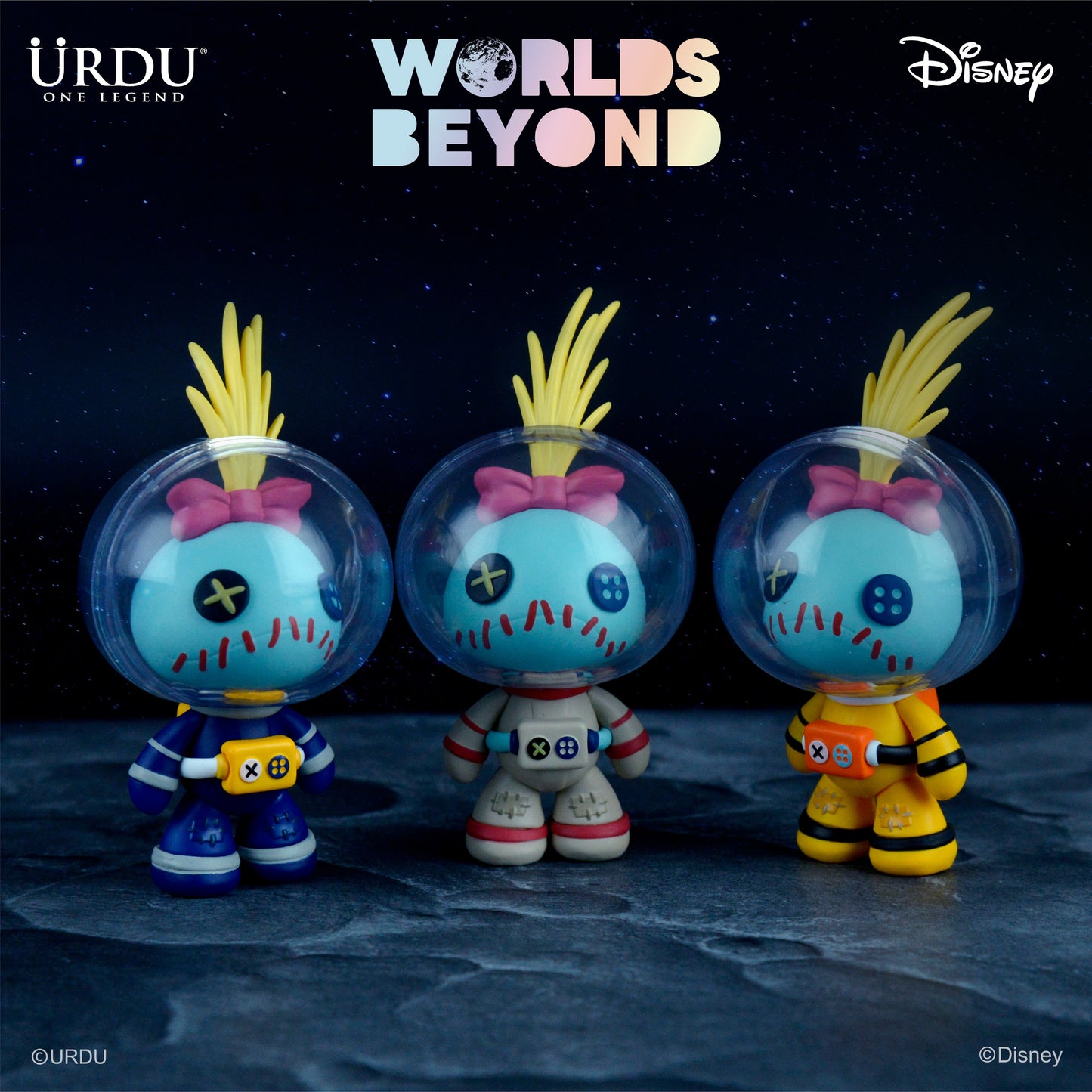 DISNEY WORLDS BEYOND BLIND BOX SERIES 2 - STITCH AND SCRUMP