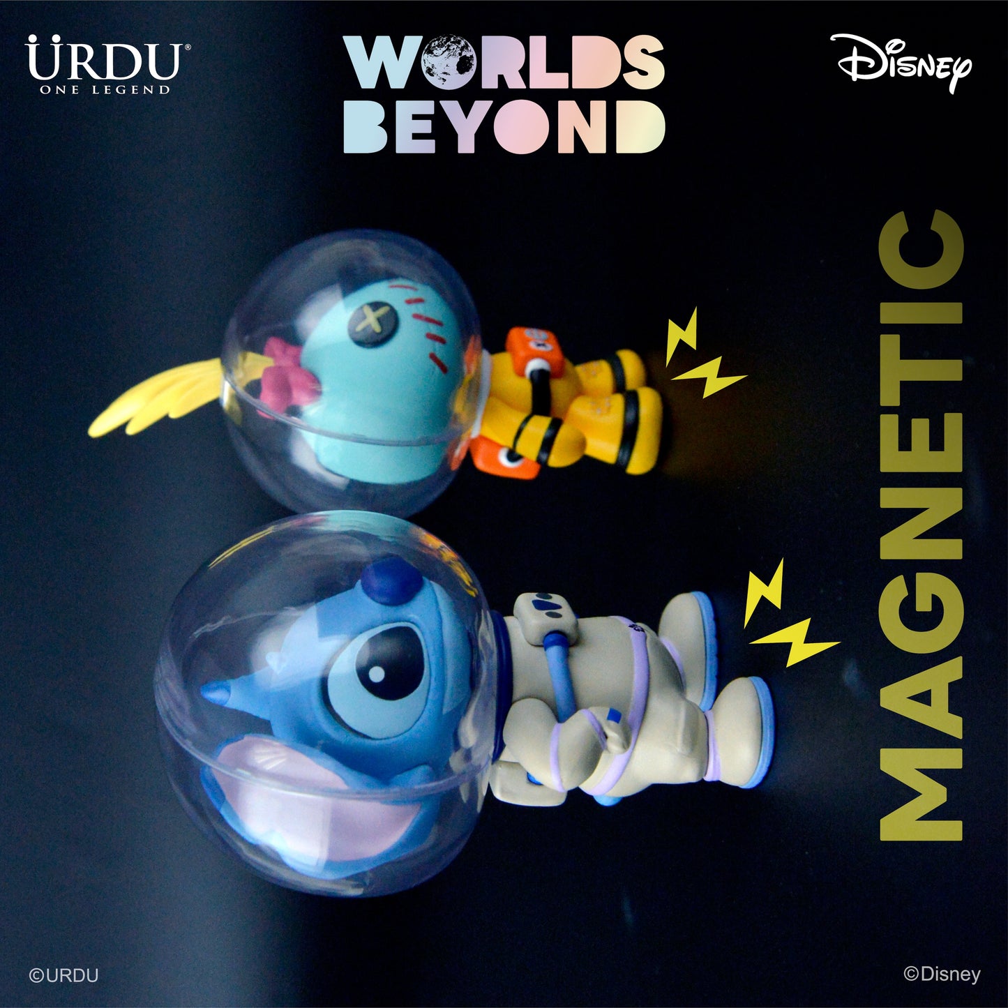 DISNEY WORLDS BEYOND BLIND BOX SERIES 2 - STITCH AND SCRUMP