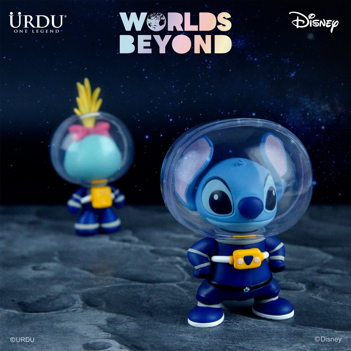 DISNEY WORLDS BEYOND BLIND BOX SERIES 2 - STITCH AND SCRUMP