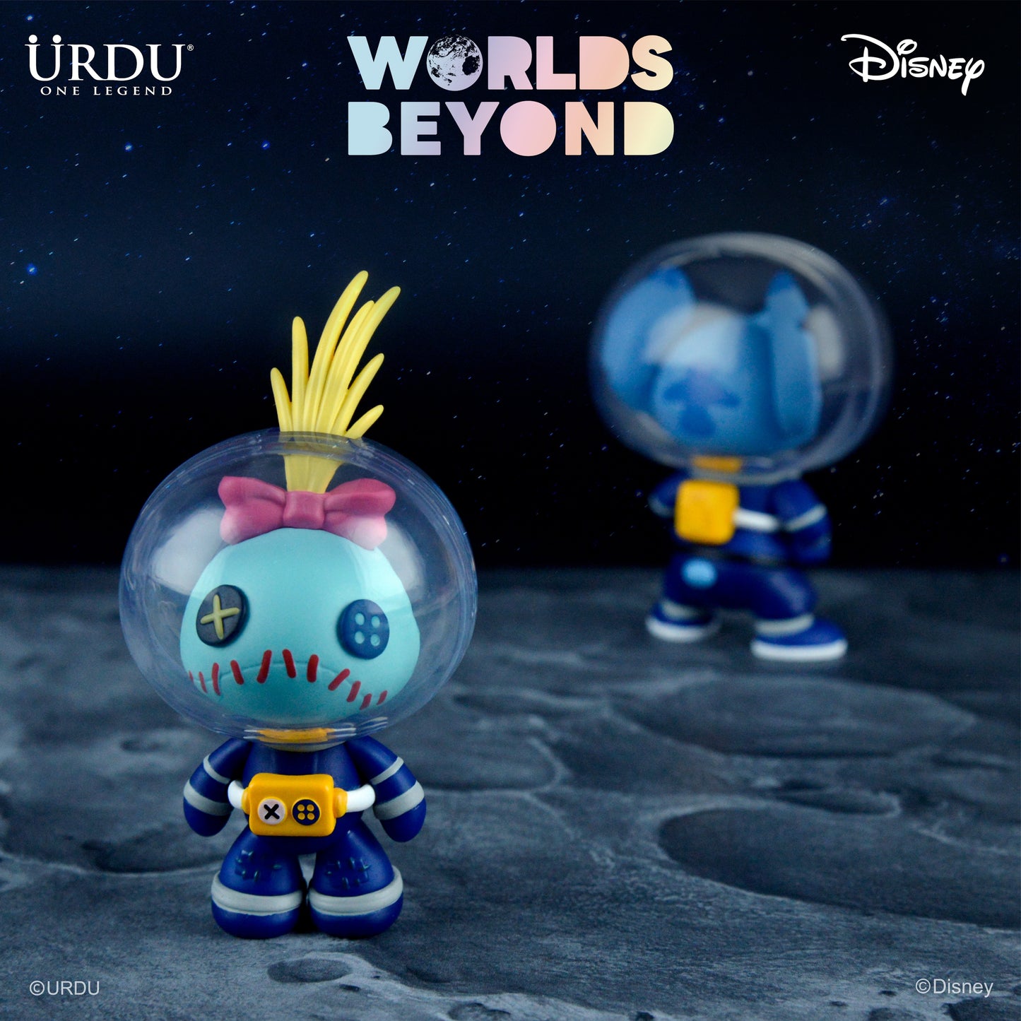 DISNEY WORLDS BEYOND BLIND BOX SERIES 2 - STITCH AND SCRUMP