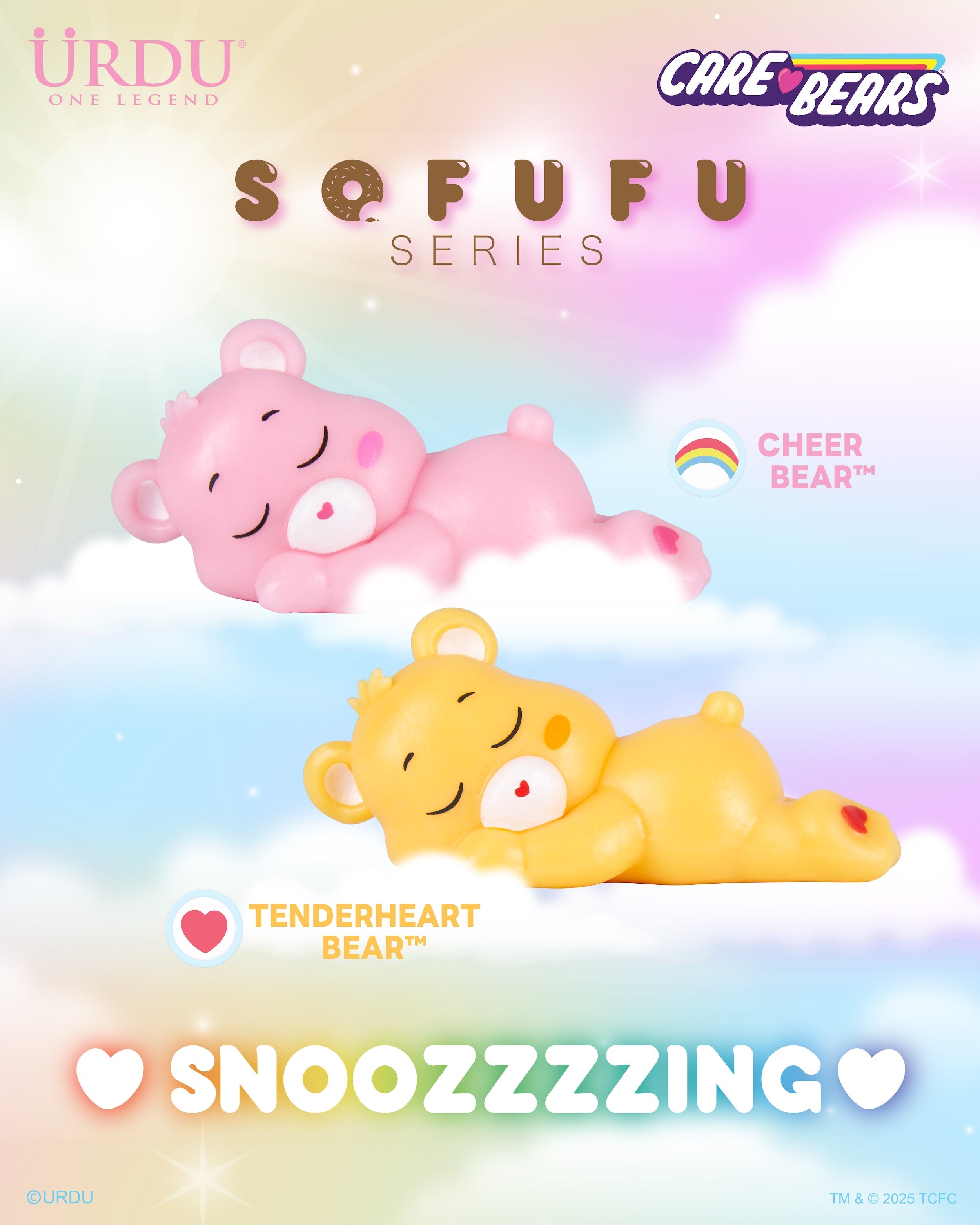 URDU Sofufu Series - Snoozing Care Bears