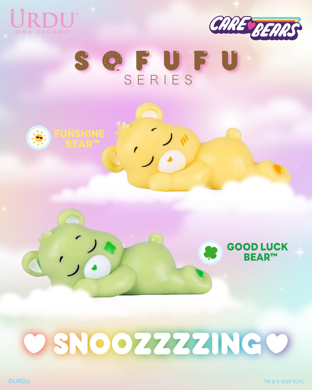 URDU Sofufu Series - Snoozing Care Bears