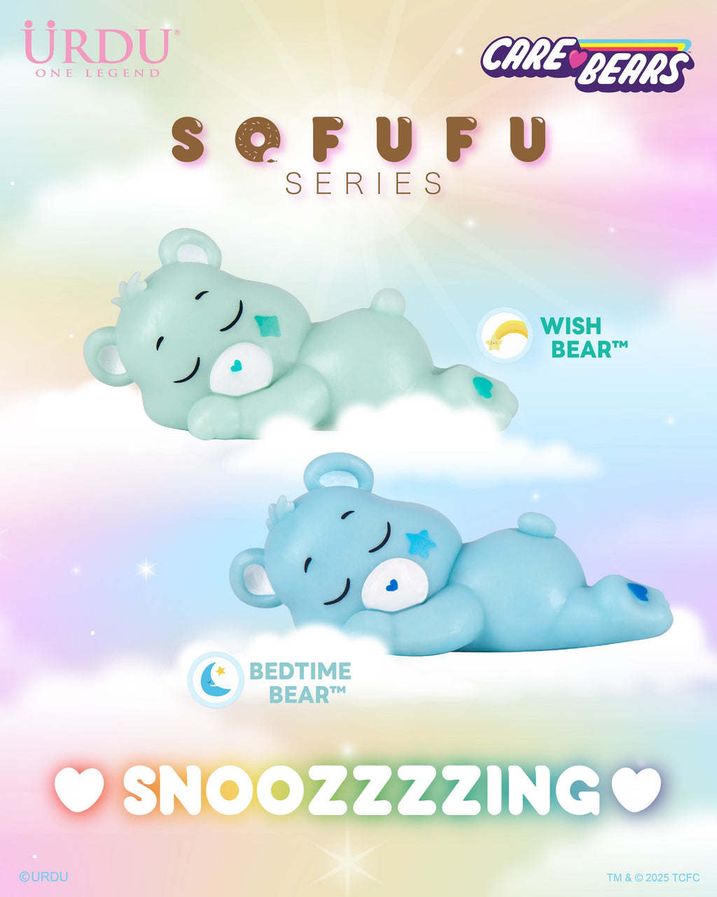 URDU Sofufu Series - Snoozing Care Bears