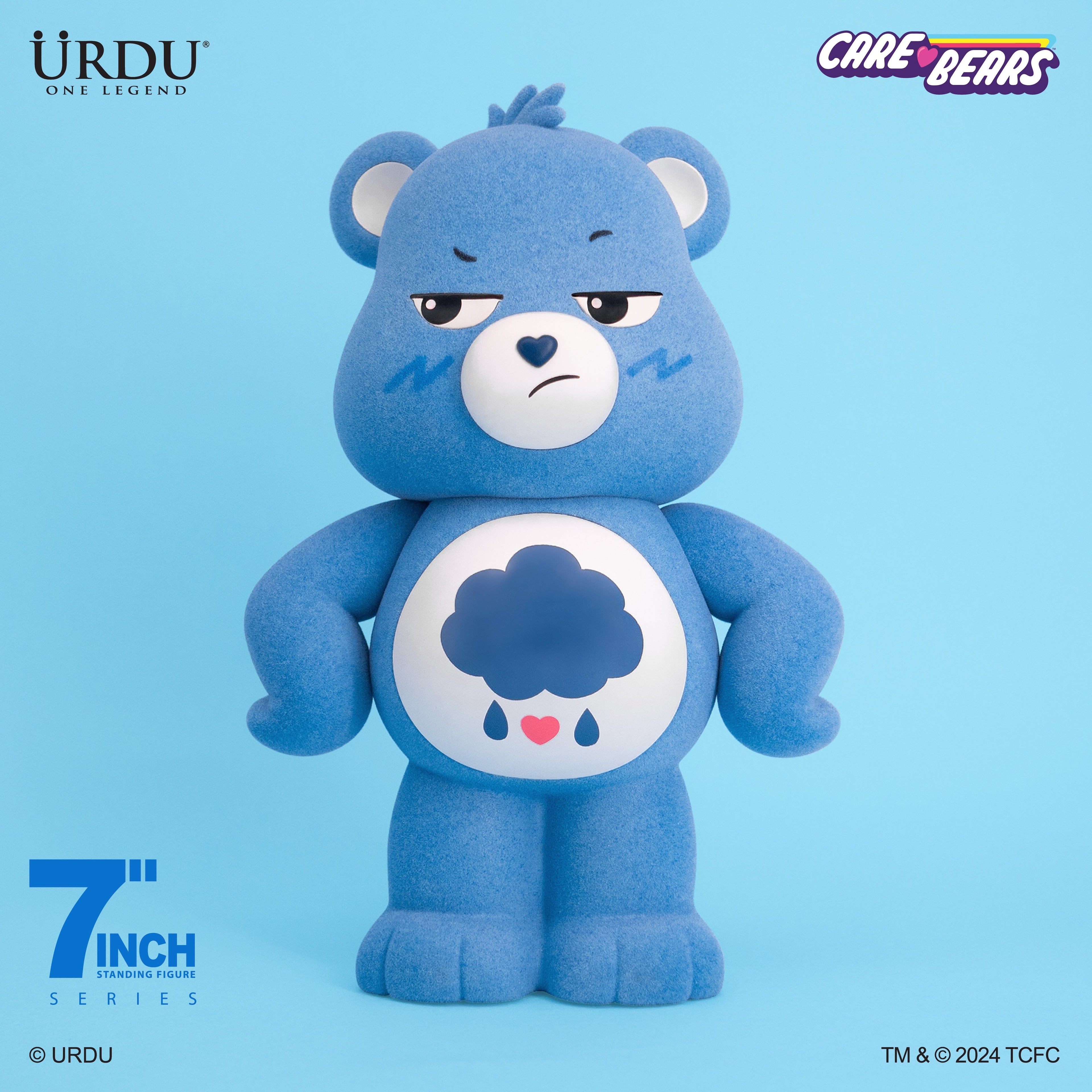 URDU x CloudCo 7-inch Standing Figure – Care Bears Unlock The Magic (Grumpy Bear)