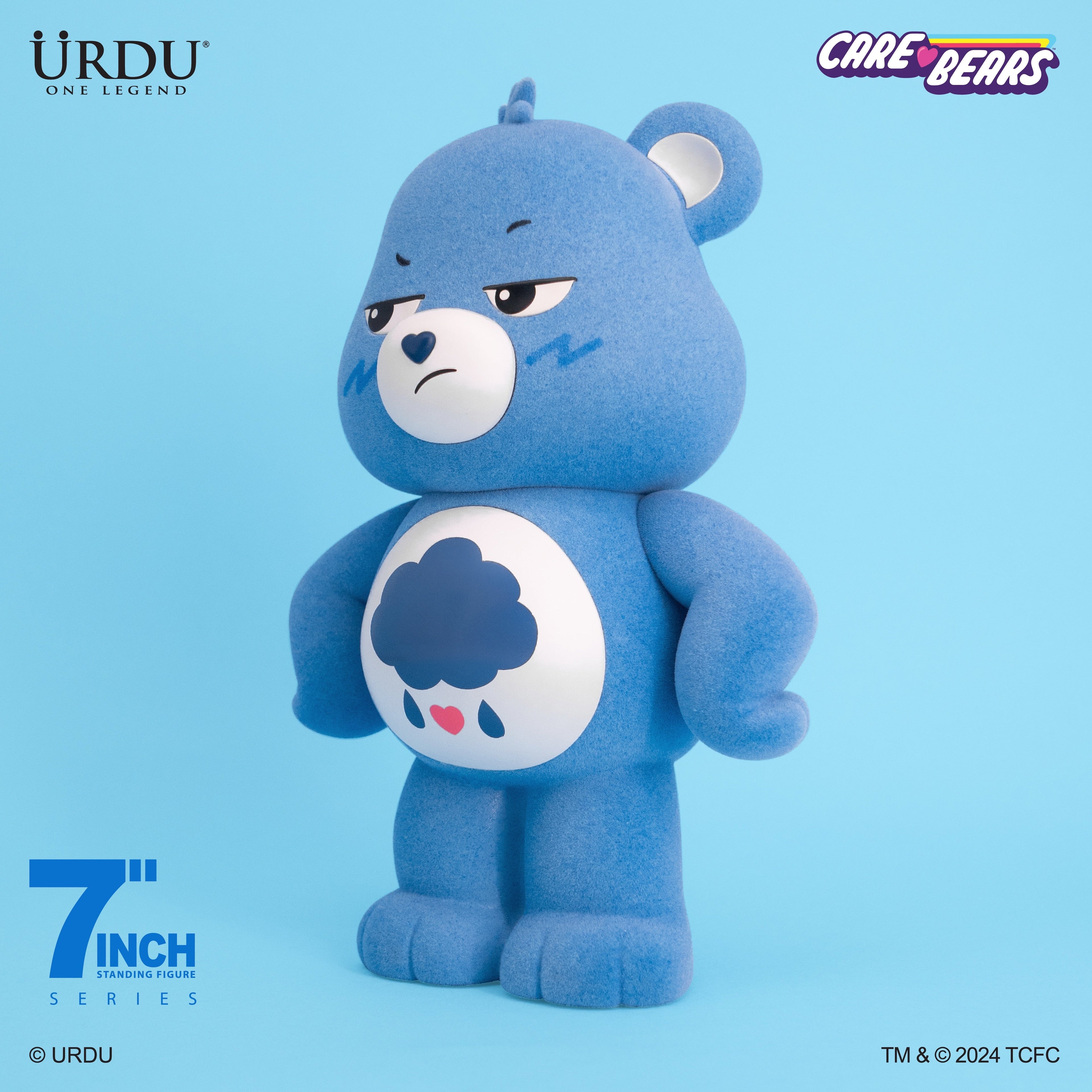 URDU x CloudCo 7-inch Standing Figure – Care Bears Unlock The Magic (Grumpy Bear)