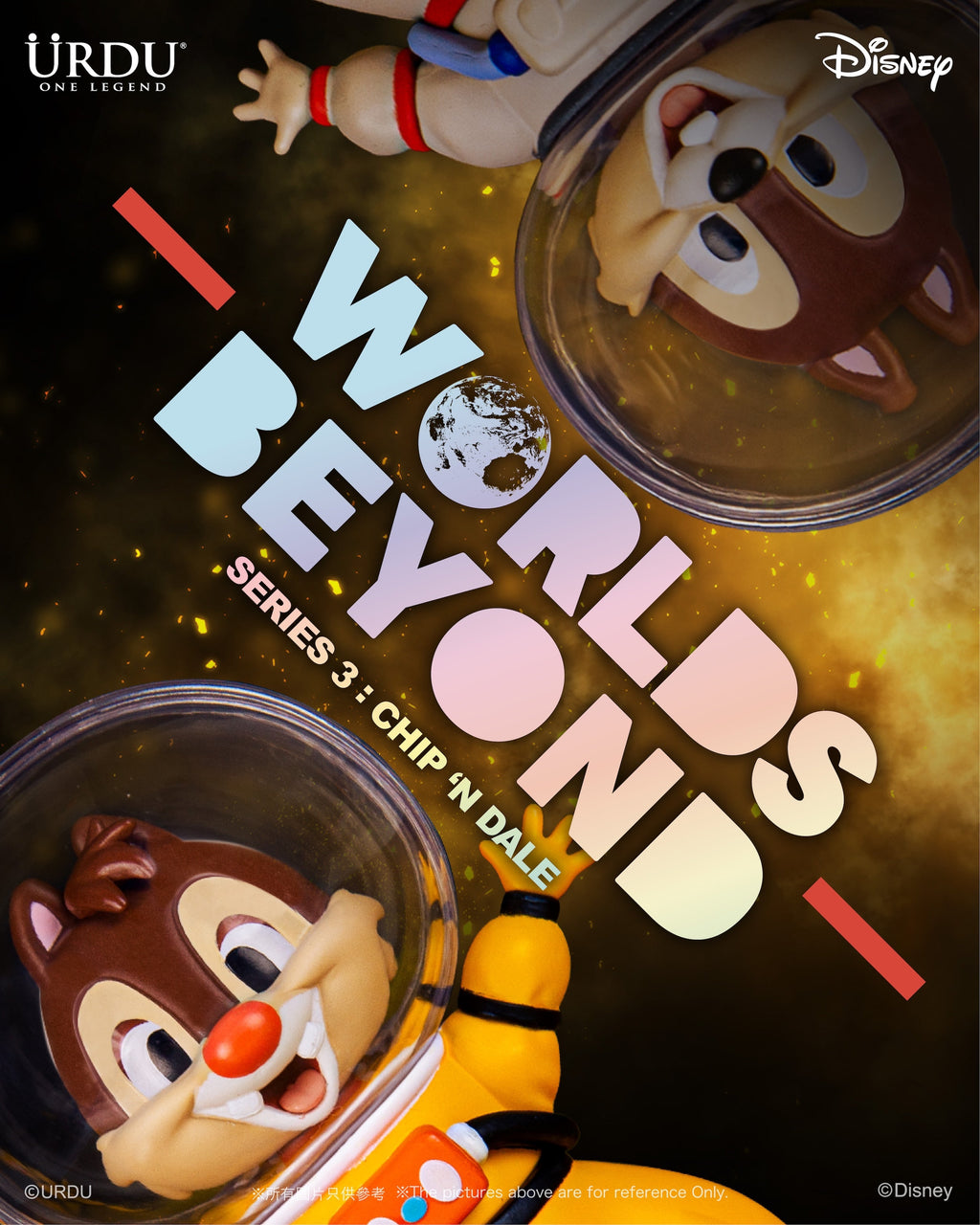 URDU Disney Worlds Beyond Blind Box Series - Chip N Dale
