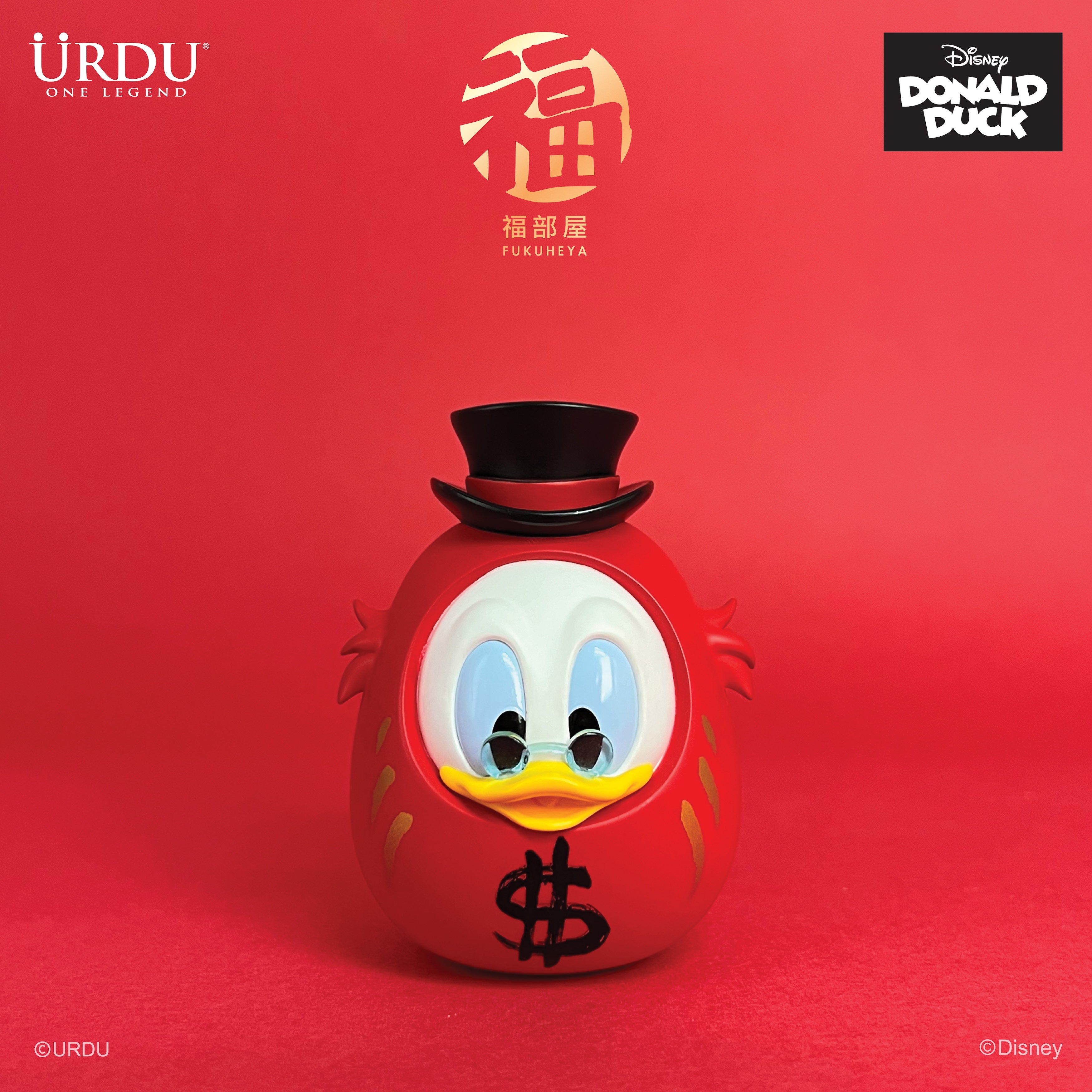 URDU Disney Fukuheya Lucky Blind Box Series - Donald Duck & Scrooge Mcduck