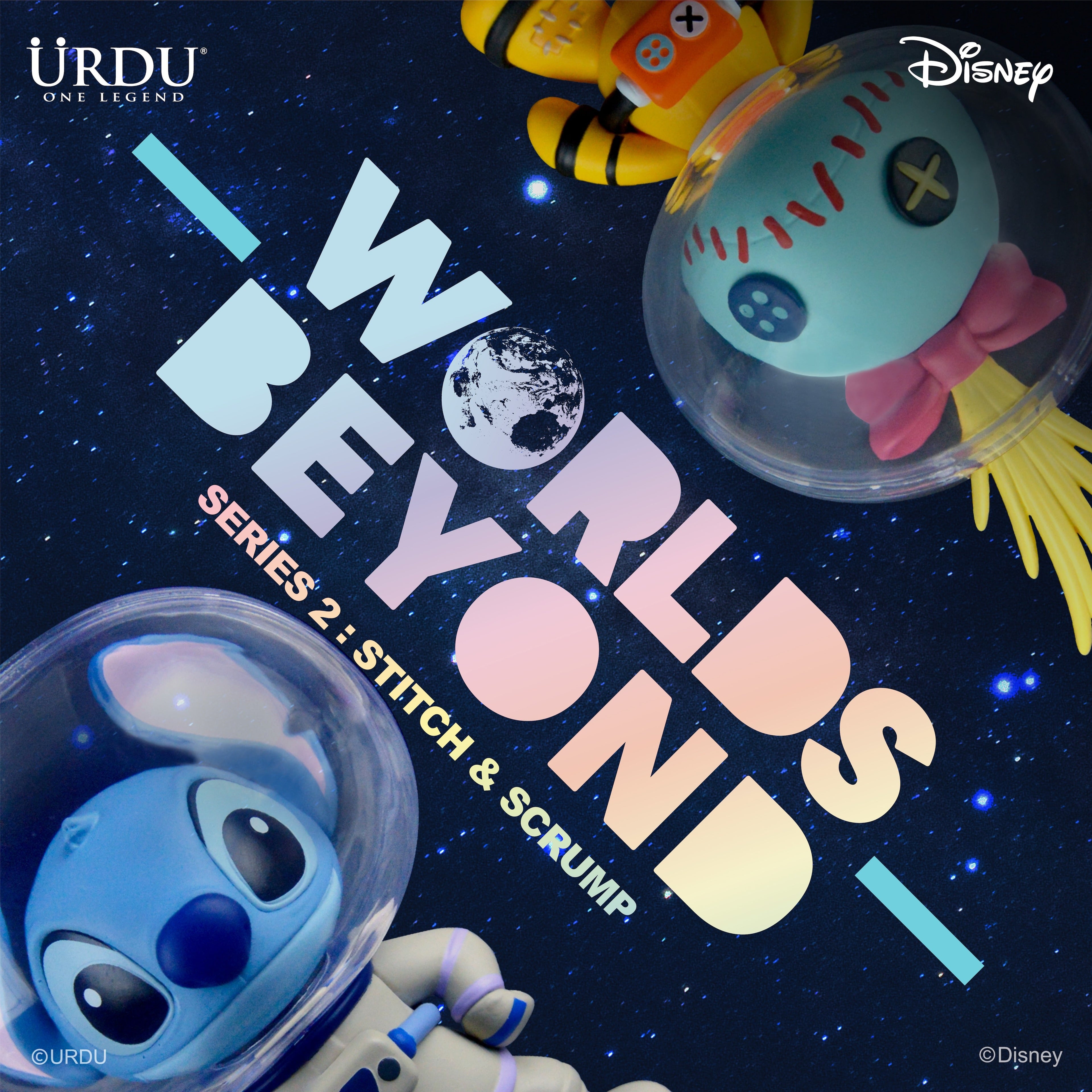 URDU Disney Worlds Beyond Blind Box Series - Stitch and Scrump