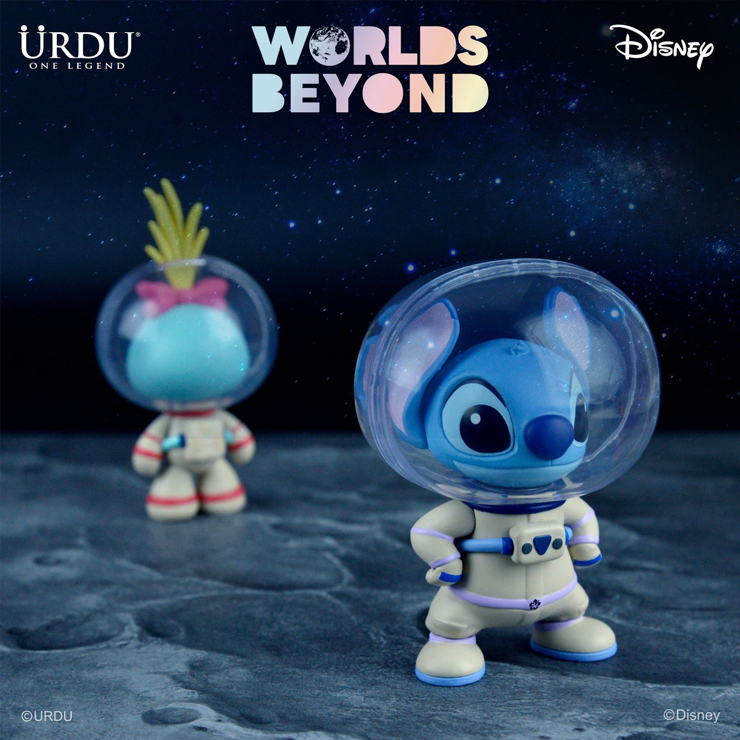 DISNEY WORLDS BEYOND BLIND BOX SERIES 2 - STITCH AND SCRUMP