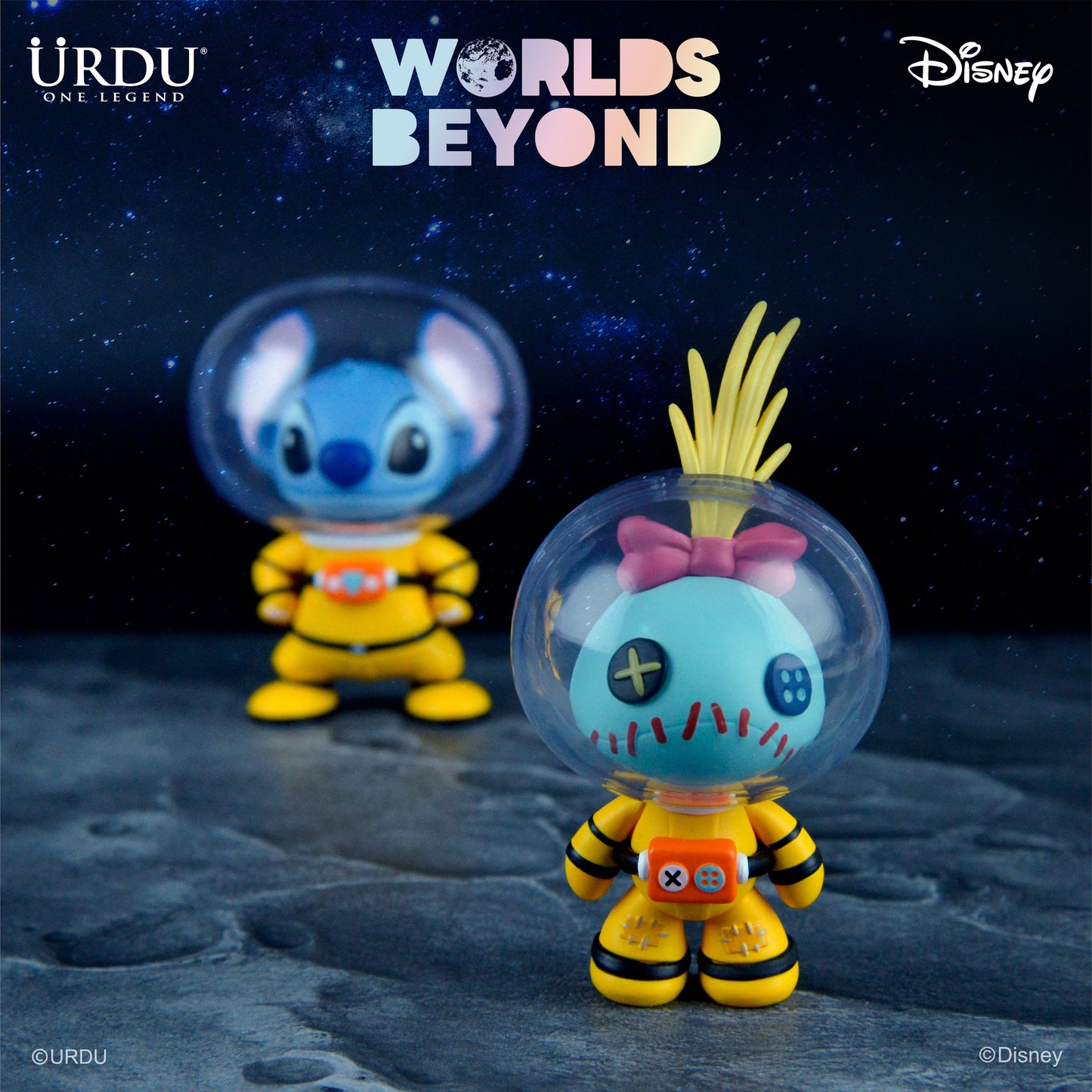 DISNEY WORLDS BEYOND BLIND BOX SERIES 2 - STITCH AND SCRUMP